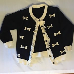 Girls Blue/Cream Sweater size 5T